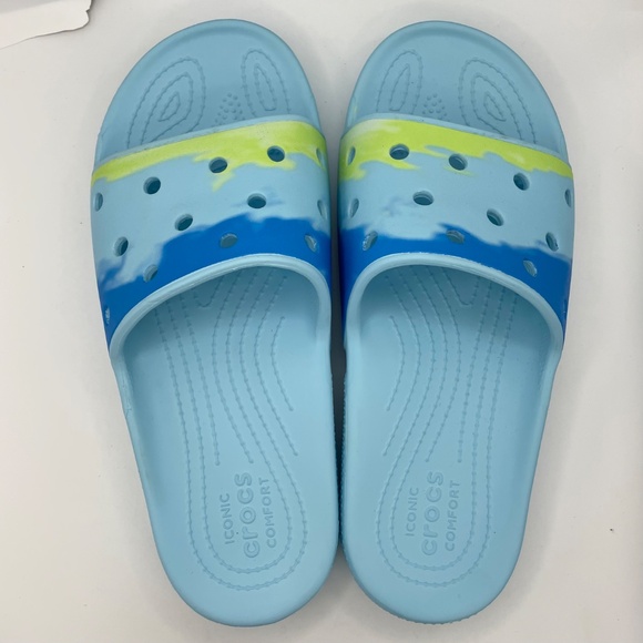 CROCS classic unisex ombre comfy slide sandals Size 10men/ 12women main image 5